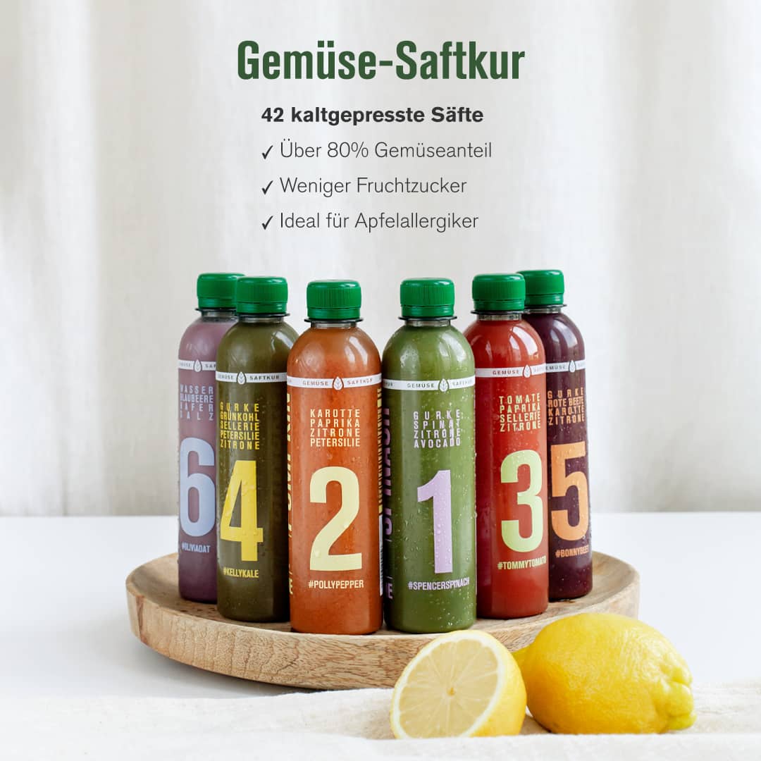 7 Tage Gemüse Saftkur USPs